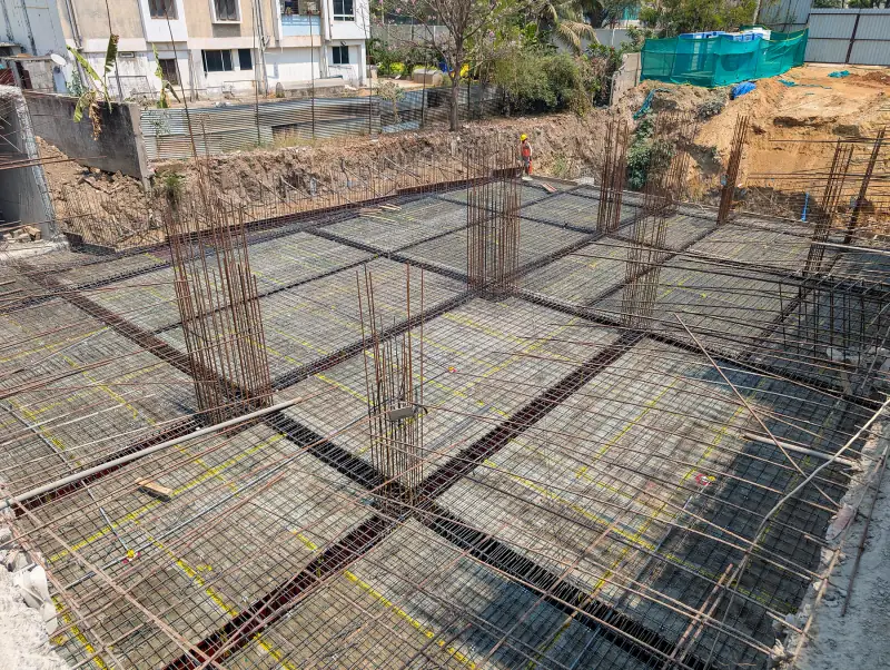 Slab formwork at an L&T project
