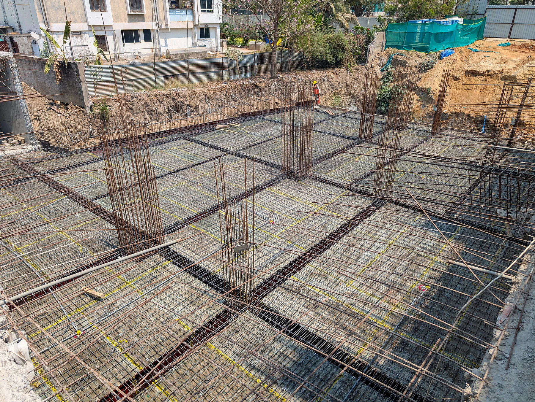 Slab formwork at an L&T project