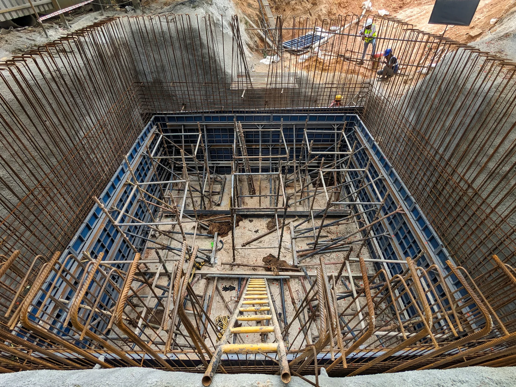 WoWBoards formwork installed at an RNS Infrastructure project