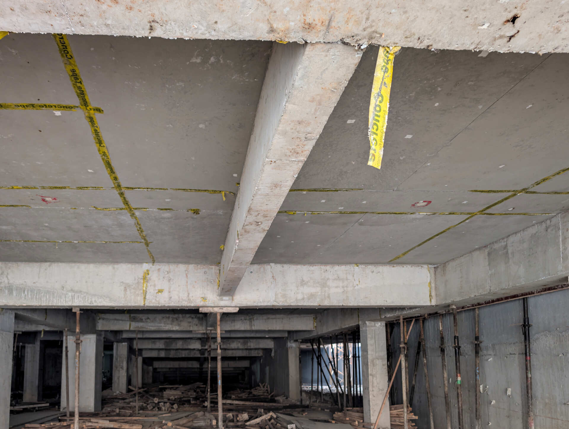 Slab formwork at an L&T project