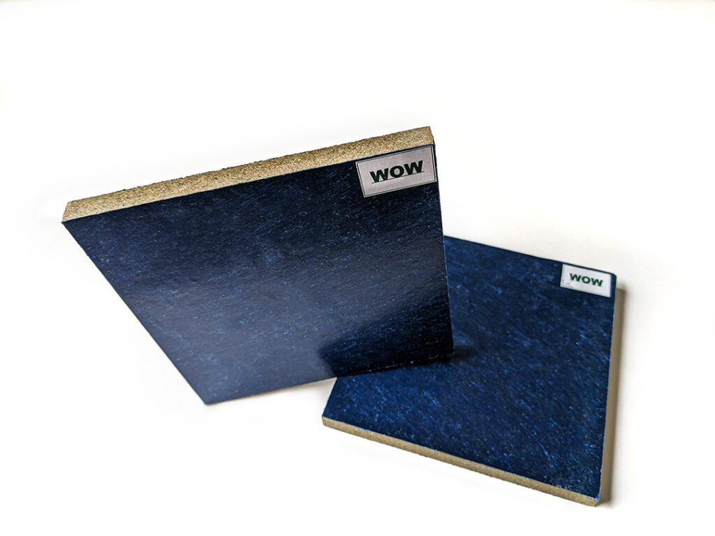 WoW Boards - recycled plastic material used for sustainable construction