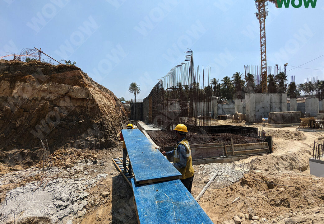 shuttering sheets made of plastic
