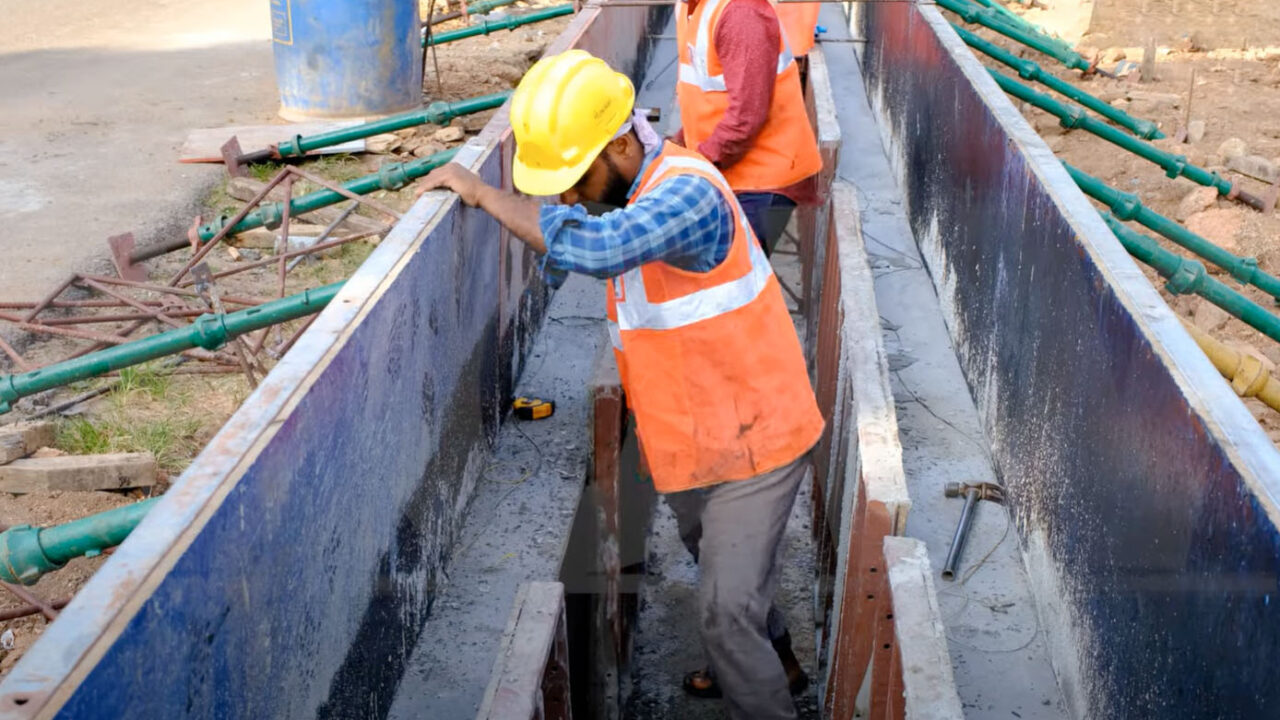 drainage shuttering