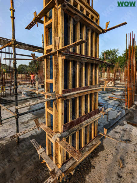 plastic shuttering column