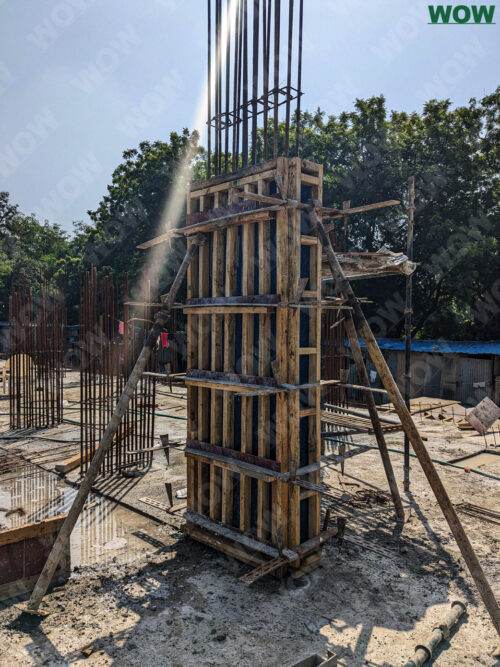 shuttering column