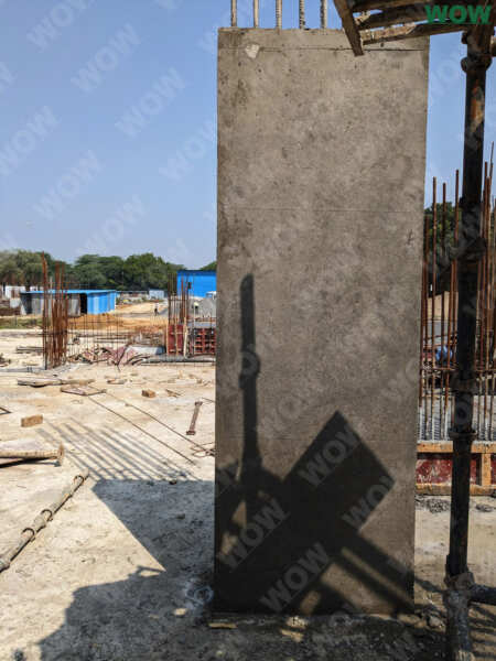 column shuttering finish