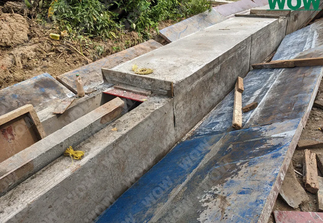 drain plastic shuttering
