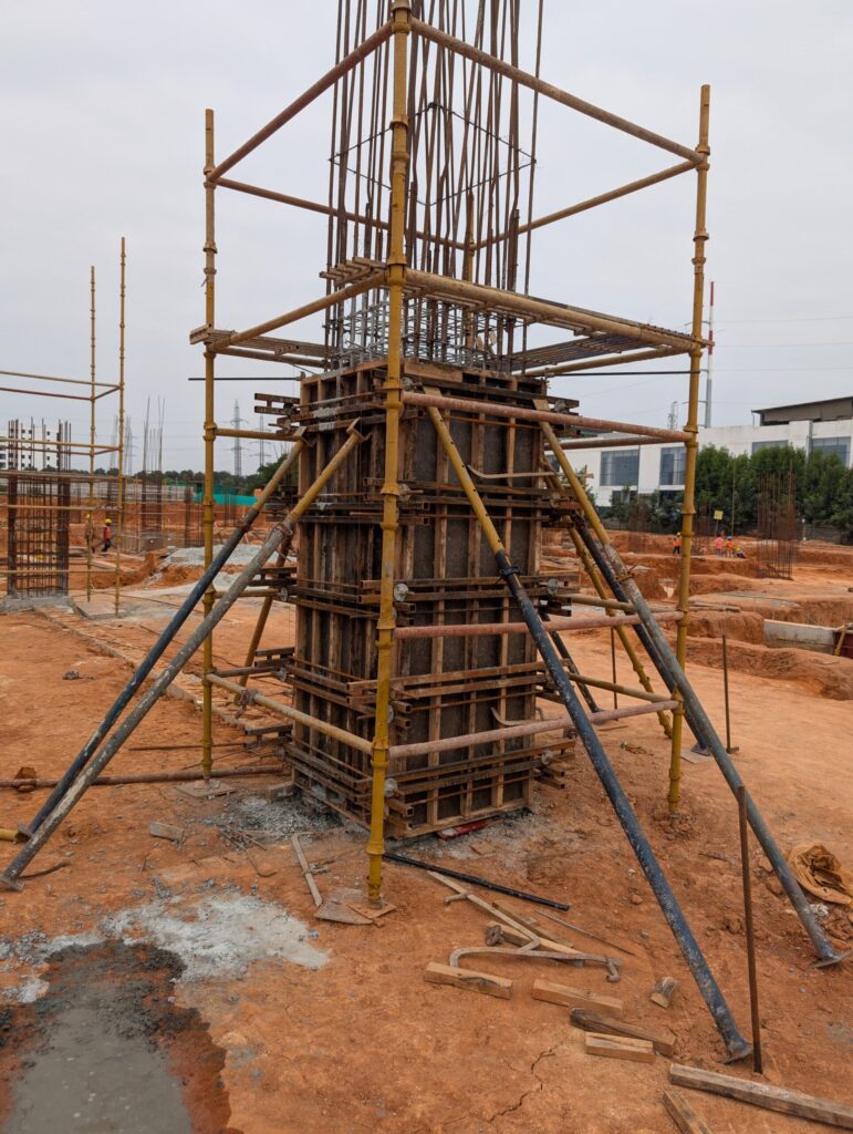 column shuttering