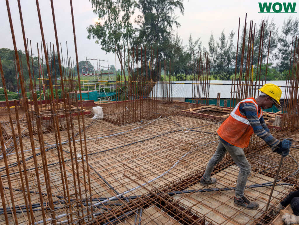 formwork in progress