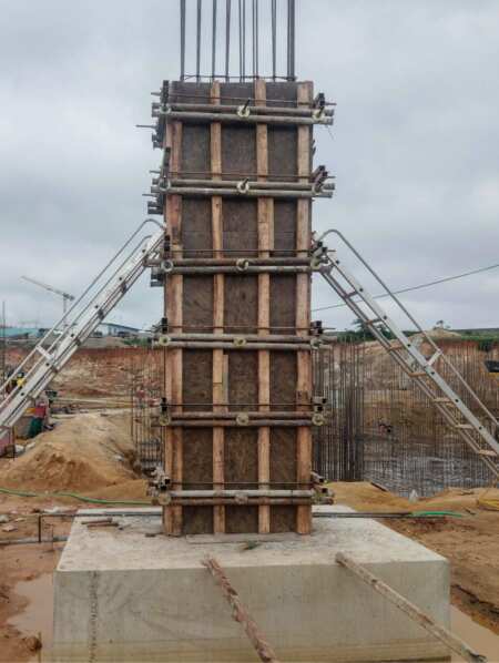 column shuttering