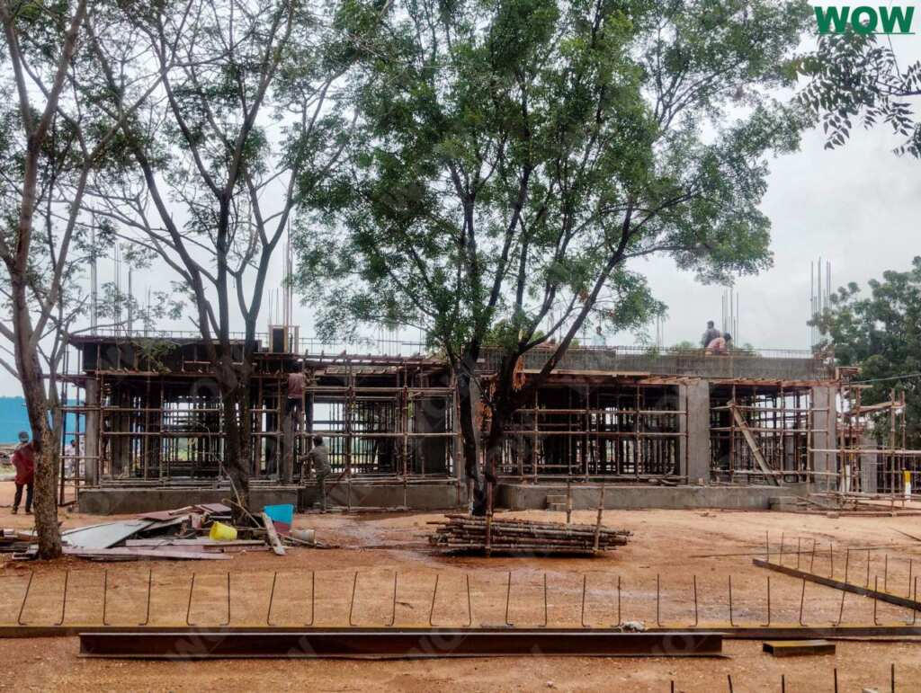 shuttering work finish