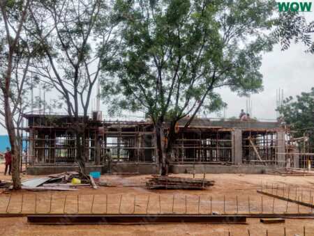 shuttering work finish