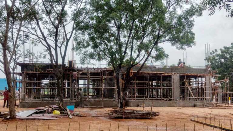 shuttering work finish