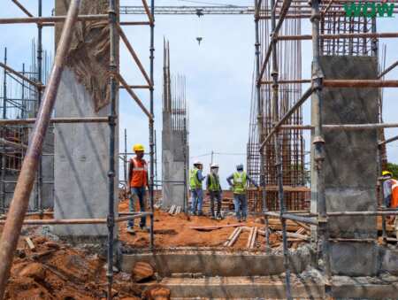 column shuttering work