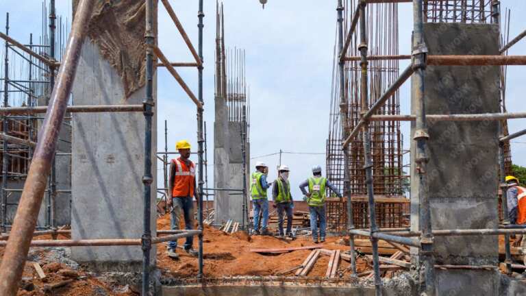 column shuttering work