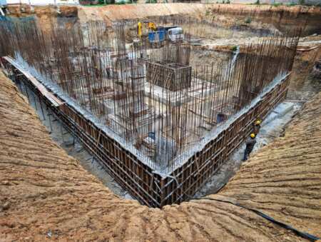 retaining wall shuttering