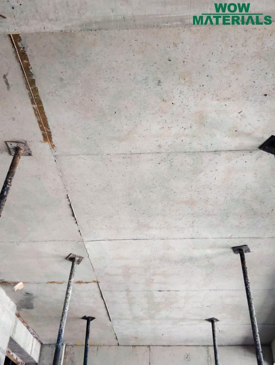 Concrete finish at a ULCCS project using WoWBoards