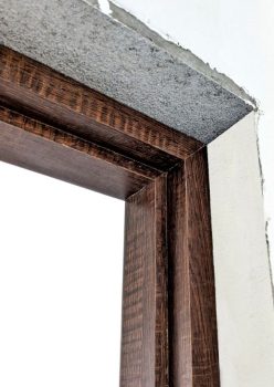 WoW Door Frame created using recycled waste plastic material